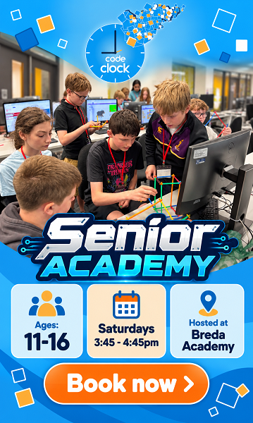 Code Clock Senior Academy hosted in Belfast, Northern Ireland